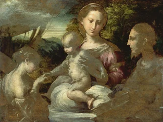 Étude pour Le Mariage mystique de Sainte Catherine, c.1527